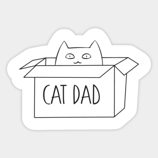 Cat Dad Sticker